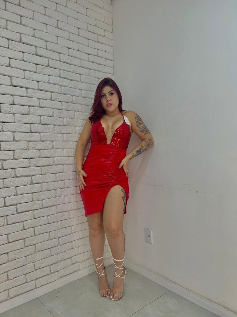 Vestido paetê